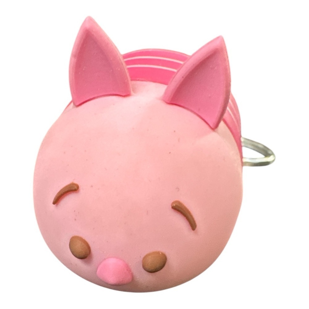 Pink and Brown Piglet key chain